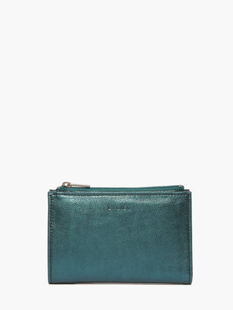 Portefeuille Leder Etincelle Irisée Etrier Blauw etincelle irisee EETI619